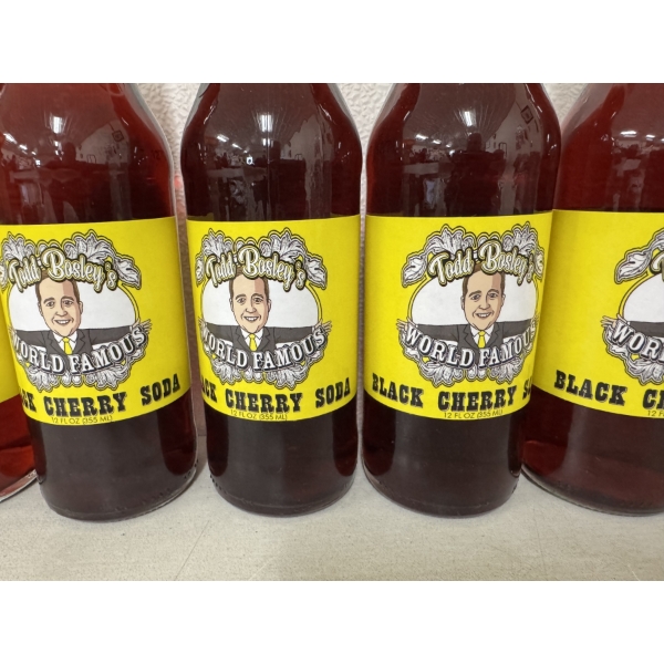 Todd Bosley's World Famous 6 Pack Of Black Cherry Soda - Brand New & Delicious