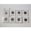 Image 1 : Lot of 8 Assorted Years U.S. Buffalo Nickels in Holders