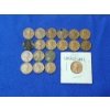 Image 1 : Assorted Years Lincoln Wheat Cents Including 1958 BU FV: $0.19