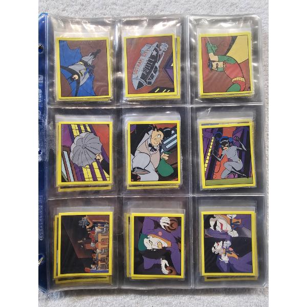 DC Licensed Trading Stickers - Batman: The Animated Series - 24 Pages x 9 Stickers = 243 Stickers!!!