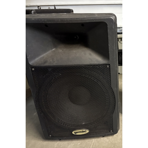 Gemini GX450 Loudspeaker - Active powered PA Speaker with 15-inch woofer and 1.5 inch high-frequency
