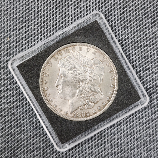1885 United States 90% Silver Morgan Dollar Minted at Philadelphia Mint ~ In Protective Case!