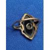 Image 6 : Vintage 10K Marquise-Cut Black Onyx And Diamond Ring - Size 6 - Weight: 3.1g