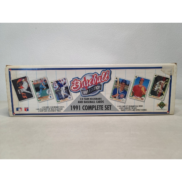 Upper Deck Baseball 1991 Edition Complete Set Box - Unsealed