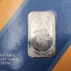 Image 3 : Father's Day 15 Gram .999 Fine Silver Bar & (3) 22K Gold States of the Union Stamps