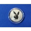 Image 1 : Limited Edition! Playboy January 2002 1 oz Silver Round with Colorized Model Photo In Capsule 
