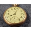 Image 2 : Nice Gold Filled Hampden Fahys Montauk Pocket Watch Weighing 84 Grams
