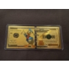 Image 1 : Rare Disney Donald Duck Gold Foil .999999 - 24K Gold Note In Protective Holder - Mint Condition