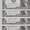 Image 2 : Consecutive, Uncirculated Series 1985 United States One-Dollar Bills FV: $4.00