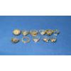 Image 1 : Assorted Gold COLORED Fashion Rings - See Photos For Sizing