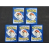 Image 5 : Five Assorted Vintage Team Rocket Set "Dark" Pokemon Trading Cards Including Weezing & Primeape
