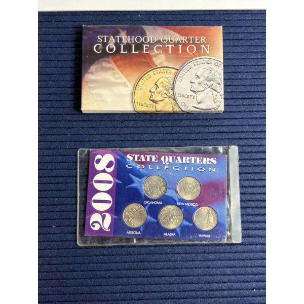 Statehood Quarter Collection & 2008 State Quarters Collection - FV $2.50
