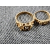 Image 13 : (2) Nice 10K Gold Nugget Rings - Size 8 And 9 - Total Weight: 8.8 Grams
