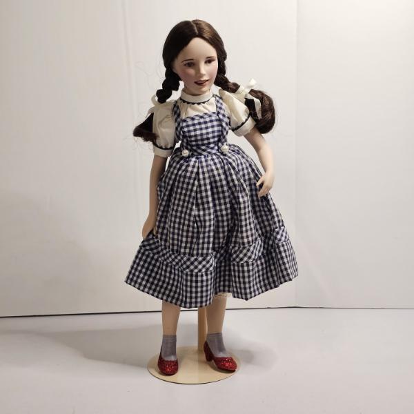 VINTAGE!!! Franklin Heirloom Dolls Judy Garland As Dorothy The Wizard Of Oz Porcelain Doll