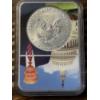 Image 2 : 2019 Silver Eagle MS 70 - One Oz. Fine Silver - $1.00 FV - In Trump NGC Coin Holder 