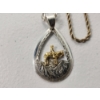 Image 3 : Two Sterling Silver Necklaces ~19in, One With Horse Pendant TW: 21.9g