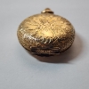 Image 6 : Beautiful Vintage Gold-Tone Pocket Watch - Damaged Glass and Back, See Photos 