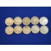 Image 5 : x10 Assorted Years Walking Liberty 90% Silver Half Dollars FV: $5.00