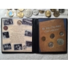 Image 4 : The Way They Were Coin Collection Display With $14 In Asstd. Dollar Coins Inc. Interesting Colorized