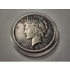 Image 2 : UNITED STATES 1924 SILVER PEACE DOLLAR ~ NICE BLACK TONED COLOR ~ Philadelphia Mint Coin!