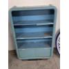 Image 2 : Blue Metal 11''x31''x48'' Shelf And Heavy Duty 36'' Plastic Stark State Sign - No shipping Available
