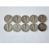 Image 4 : x10 Assorted Years & Mint Marks U.S. 90% Silver Mercury Dimes FV: $1.00