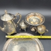 Image 10 : Nice Lot of Assorted Silverplated Items: Pitcher, Trays, Sugar/Creamer Bowl - Total Weight: 6.0 lbs