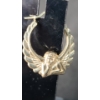 Image 3 : 14K Gold Cherub Hoop Earrings TW: 2.6 Grams