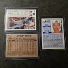 Image 3 : (7) Baseball Cards - Johnny Bench, Frank Thomas, Randy Johnson, Jim Thome, Derek Jeter, and More