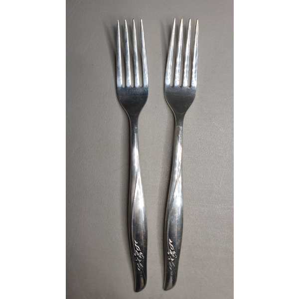 (2) Sterling Silver Forks - Total Weight: 112.8g