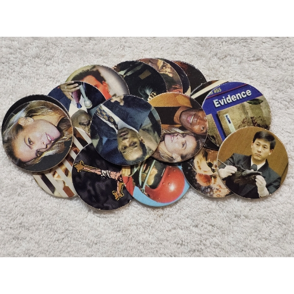 O.J. Simpson Trial Themed Pogs