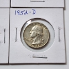 Image 4 : Four Assorted Years United States 90% Silver Washington Quarters - Face Value: $1.00
