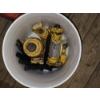 Image 1 : Bucket of Bottle Jacks incl 2,4 & 12 Ton