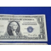 Image 5 : x5 United States $1 Blue Seal Silver Certificates FV: $5.00