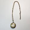 Image 1 : Vintage Gold-Tone Filigree Lucerne Swiss-Made Mechanical Pendant Watch