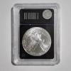 Image 3 : 2024 American Eagle 1 Oz 999 Fine Silver Round in Bradford Exchange Slabbed Authenticated BU