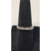 Image 10 : 14K White Gold Bridal Ring Set With Diamonds - Size 5 - Total Weight: 4.8g