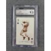 Image 1 : CGC 9.5 Mint 1963 Stancraft Playing Cards Dante Lavelli Nine of Spades Green Back