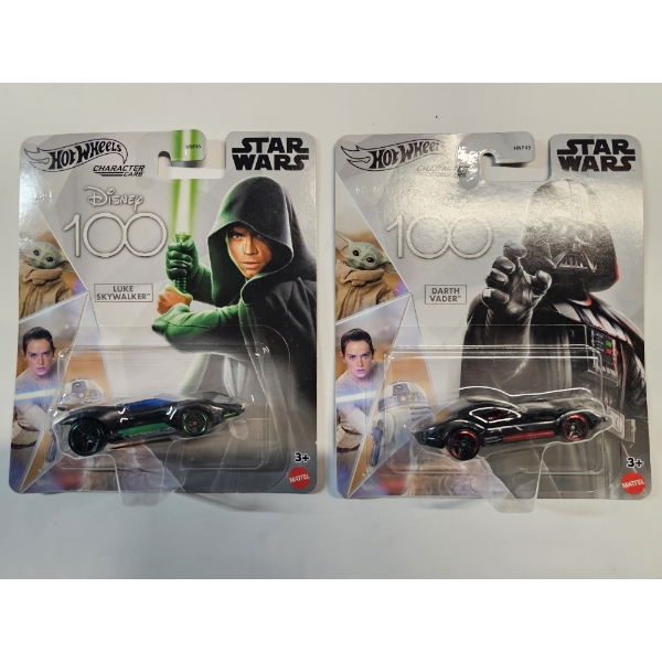 Hot Wheels (Lot of 2) - Dinsey 100th Anniversary Star Wars Edition