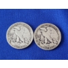 Image 2 : 2 - 90% Silver Walking Liberty Half Dollars FV: $1.00