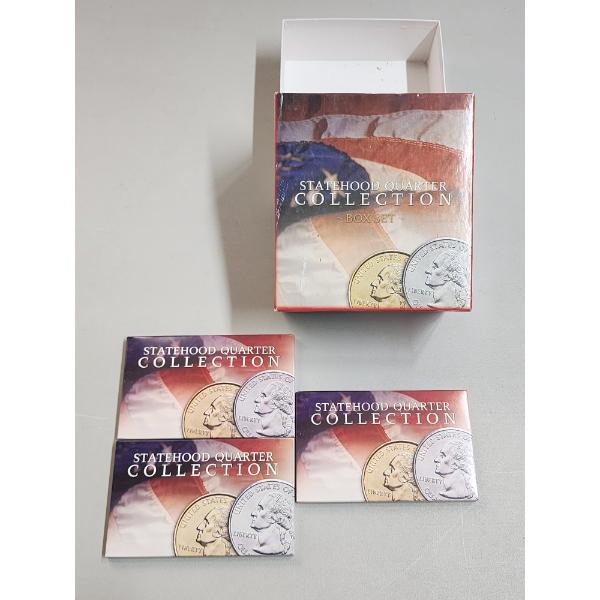 U.S. Statehood Quarter Collection Box Set: Includes Box & (3) Sets: 2003-P/D/Gold