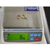 Image 5 : 10K Gold Stud Earrings Plus 1Hoop Style and 1 Ring, size 5.5 ,TW 1.5g