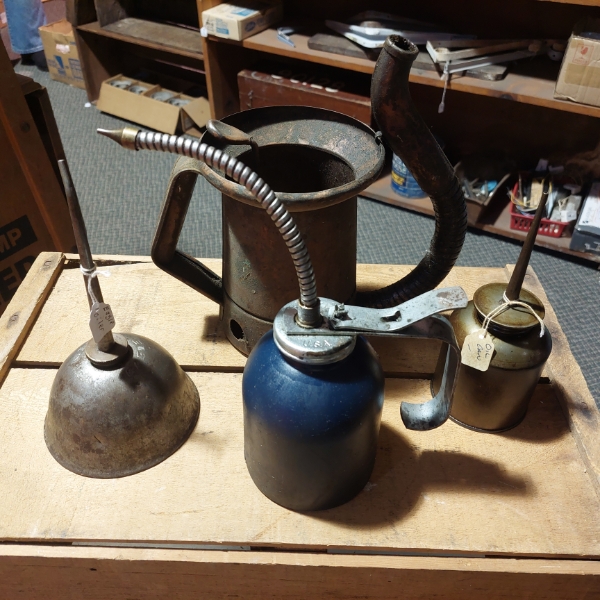 4 Pcs - Vintage Oil Squirters As Shown - See Pics