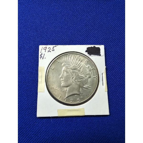 1925 Silver Peace Dollar - Excellent Condition