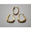 Image 4 : 14K Yellow Gold Pair of Hoop Earrings & One Loose 14K Hoop Earring TW: 3.4g