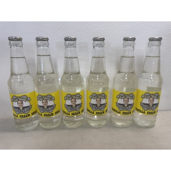Todd Bosley's World Famous 6 Pack Of Vanilla Cream Soda - Brand New & Delicious