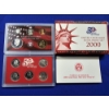 Image 1 : 2000-S United States 50 State Quarters Mint Silver Proof Set - 10 Coin Set w/ box & COA
