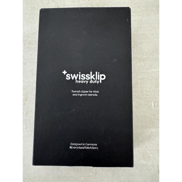 SwissKlip Heavy Duty Toenail Clipper - Professional Grade - Senior/Thick Nails - Brand New