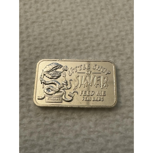 Little Shop Of Horrors 1/10 .999 Fine Silver Troy Ounce - Limited Edition Postal Express Bar