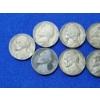 Image 2 : x11 Assorted Years Jefferson Wartime Nickels FV: $0.55